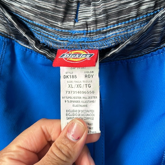 Dickies X-Large royal blue scrub jogger. Used in good condition. - Picture 6 of 7